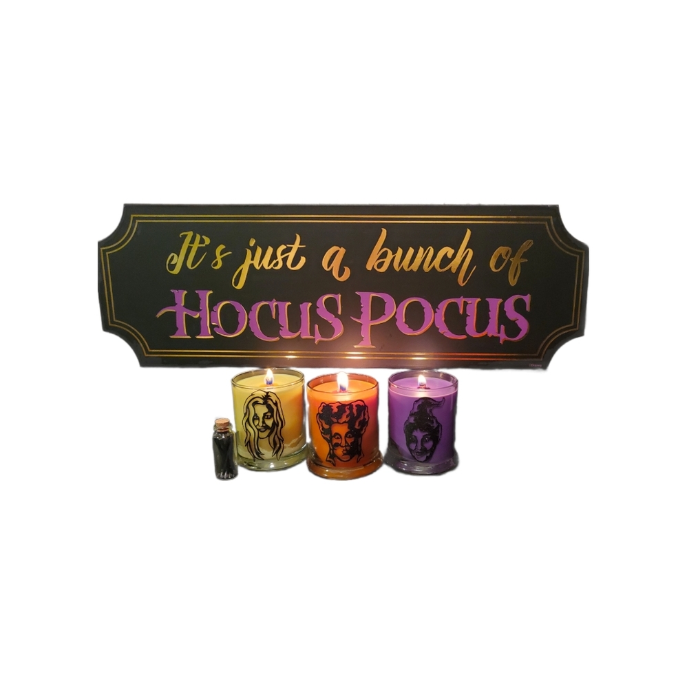 Hocus Pocus Sanderson Sisters Candles